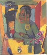 Ernst Ludwig Kirchner The painter - selfportrait Spain oil painting artist